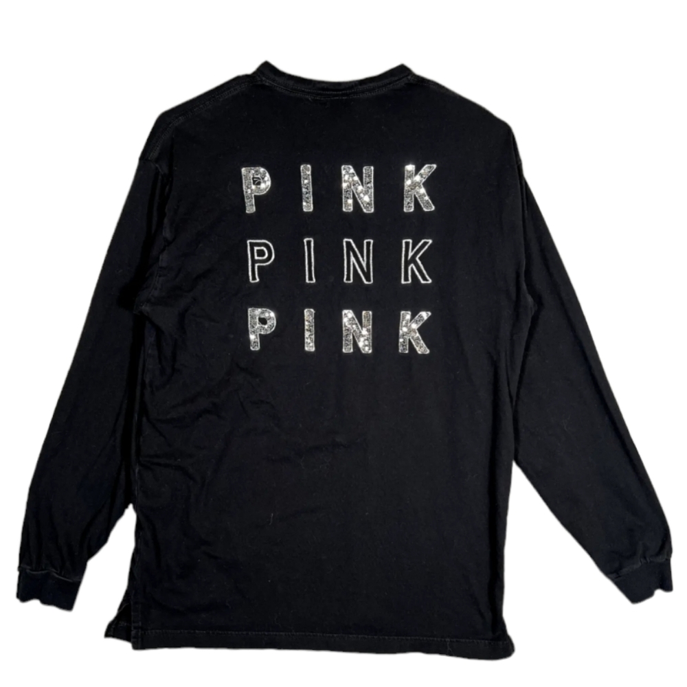 Pink victoria secret bling shirt